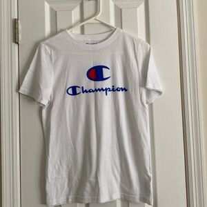White Champion tshirt